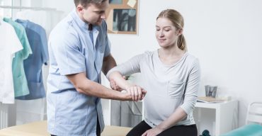 Rehabilitation female patient